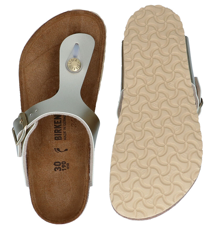 Birkenstock Gizeh Nu-pieds en Blanc pour filles (352248)