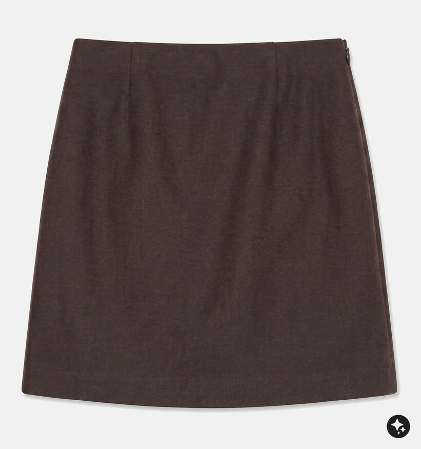 Vero Moda Fortune Allison Donkerbruine Korte Rok voor dames (377596)