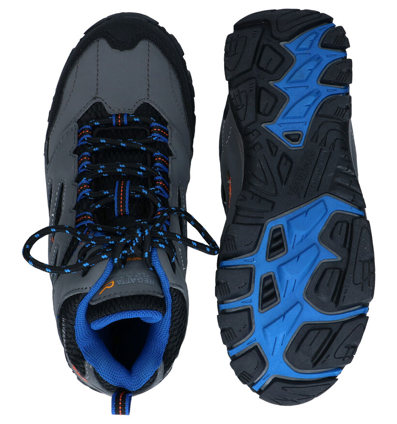 Regatta Holcombe Chaussures de randonnée en Bleu pour filles, garçons (345223) - pour semelles orthopédiques