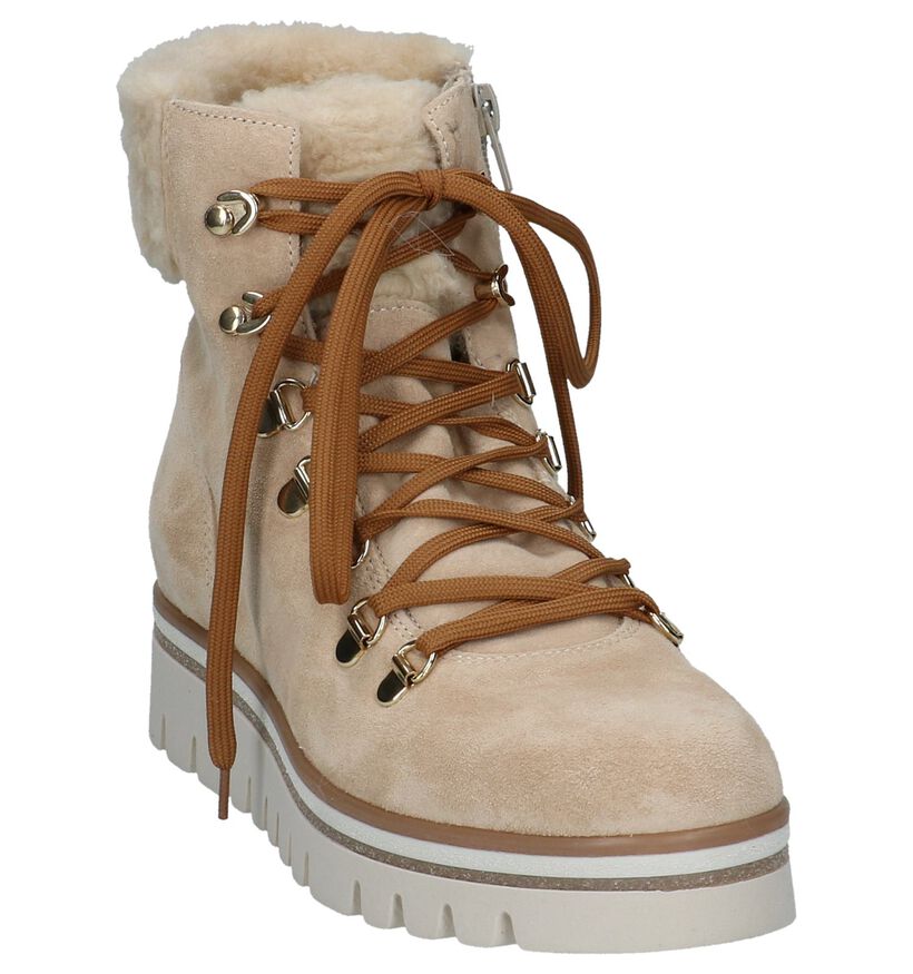 Scapa Bottines en Beige clair en daim (227341)