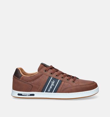 Veterschoenen cognac