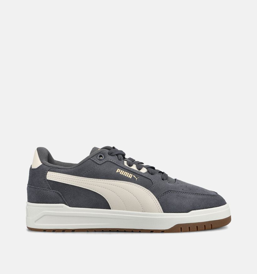 Puma Shuffle Downtown Donkergrijze Sneakers voor heren (375516) - geschikt voor steunzolen