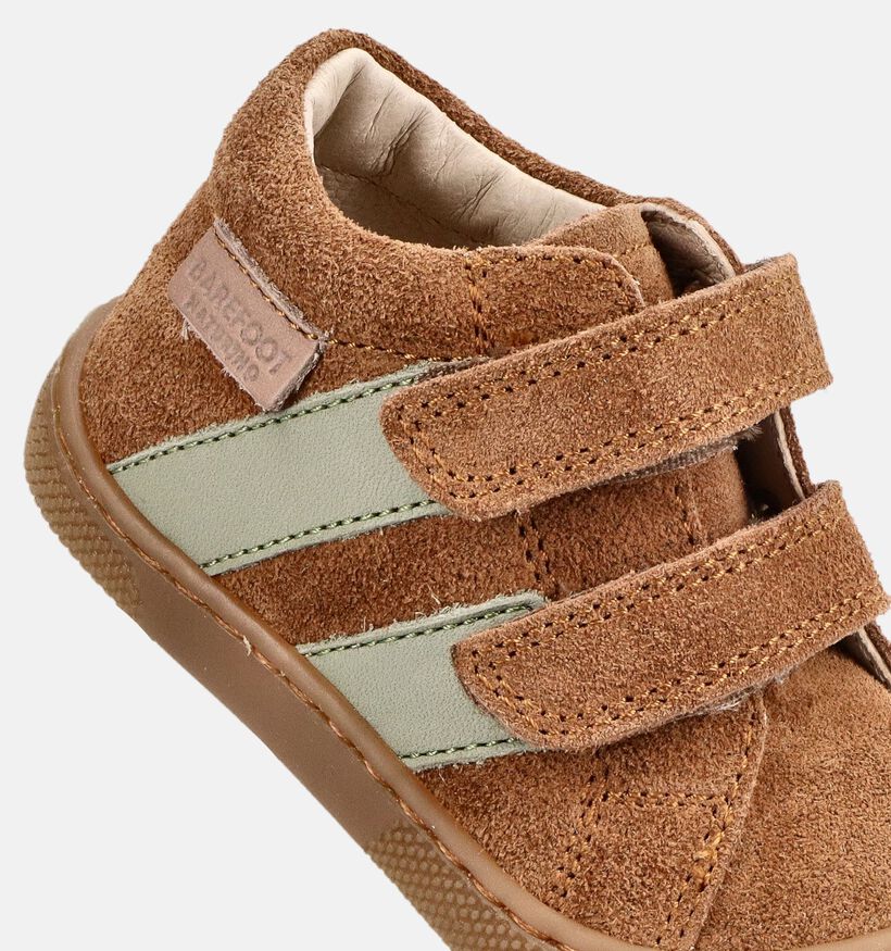 Naturino Barefoot Sabby Baskets montantes en Marron pour gar&ccedil;ons (380165) - pour semelles orthop&eacute;diques