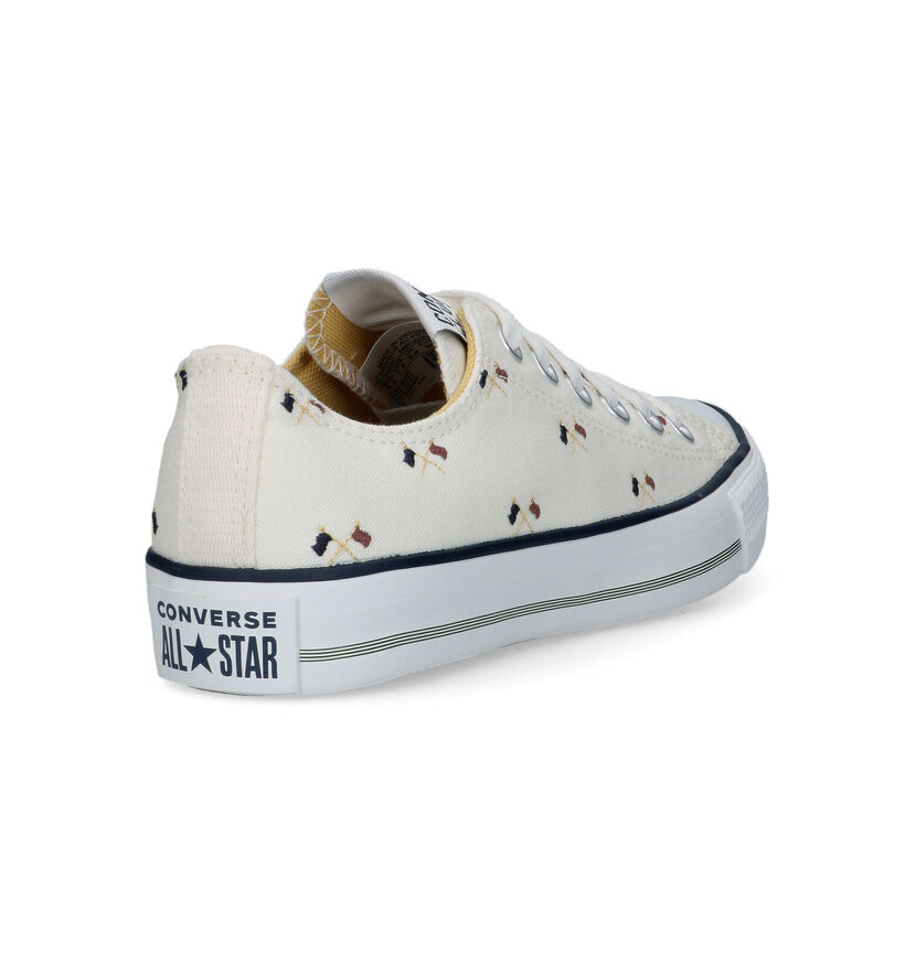 Convers Chuck Taylor All Star Baskets en Écru pour femmes (325480)