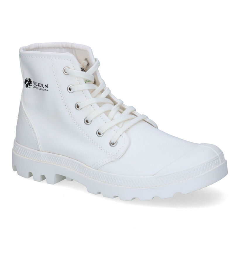 Palladium Pampa Witte Boots voor dames (303598) - geschikt voor steunzolen