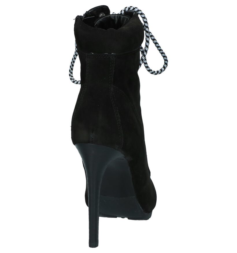 Steve Madden Destiny Bottillons en Noir en daim (236914)