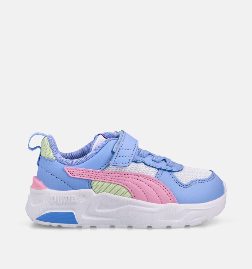 Puma Trinity 2 LT Baskets basses en Violet/Blanc pour filles (366624) - pour semelles orthop&eacute;diques