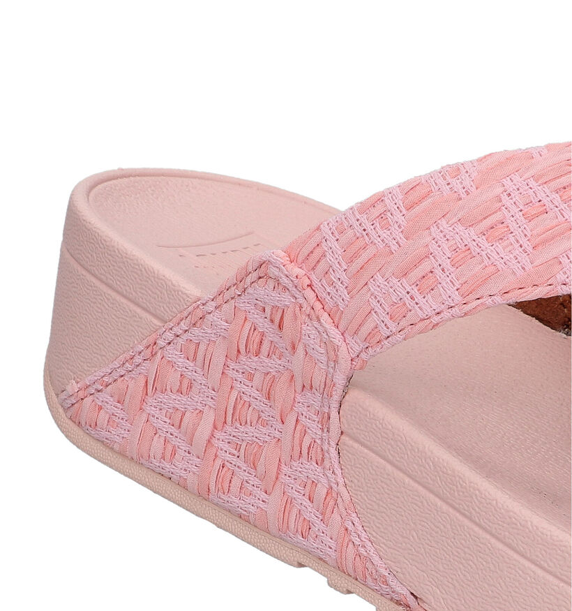 FitFlop Lulu Tongs en Rose pour femmes (320475)