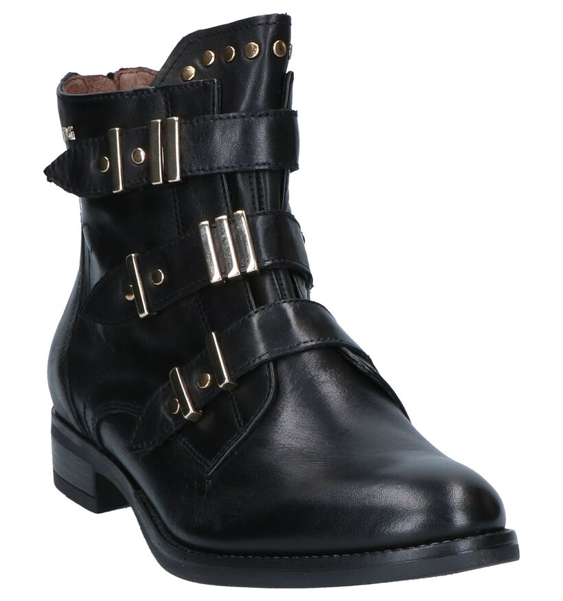 NeroGiardini Bottines motardes en Noir en cuir (255319)