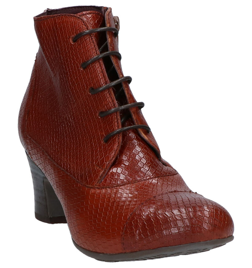 Brako Anatomics Cognac Enkellaarzen in lak (261389)