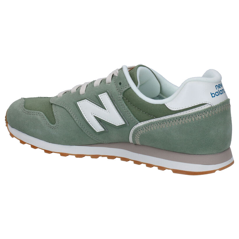 New Balance ML 373 Blauwe Sneakers in daim (293564)