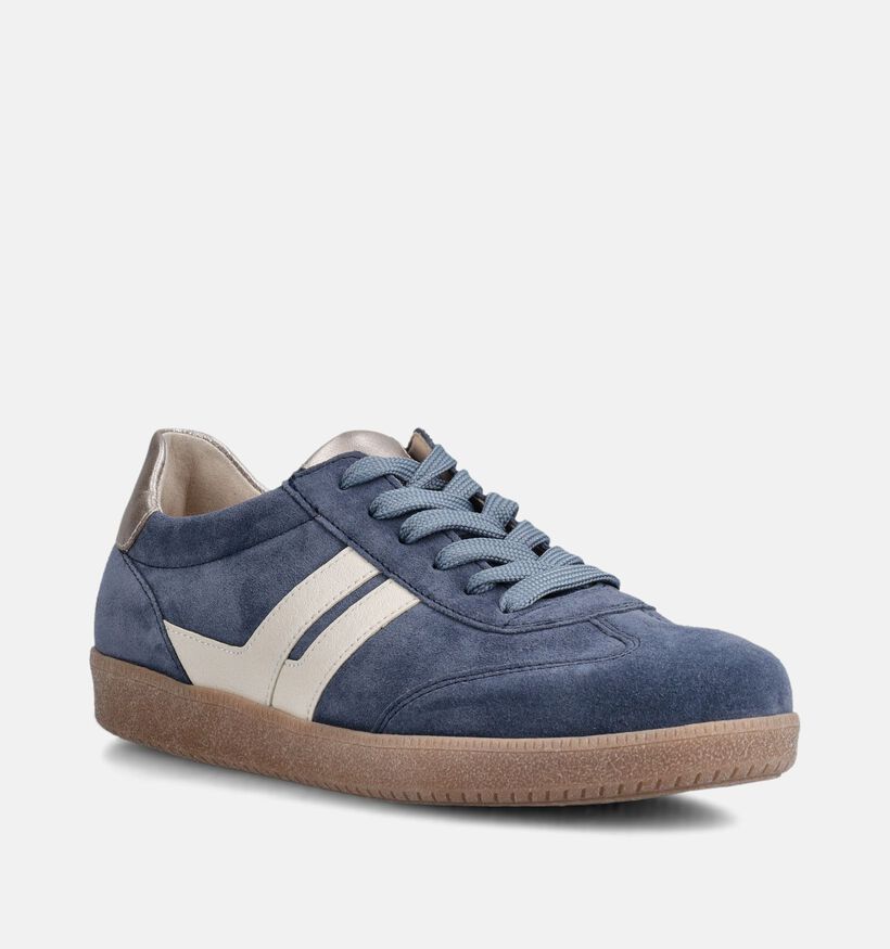 Gabor Baskets en Bleu pour femmes (371139) - pour semelles orthop&eacute;diques
