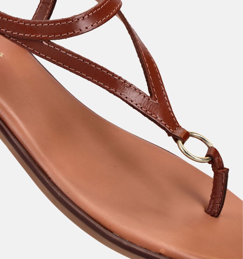 Les Tropeziennes Hatome Sandales en Cognac pour femmes (373226)