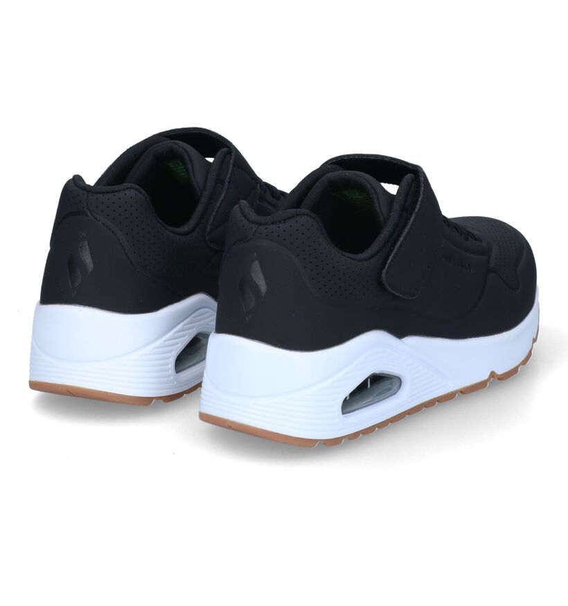 Skechers Uno Air Blitz Zwarte Sneakers voor jongens, meisjes (326455)