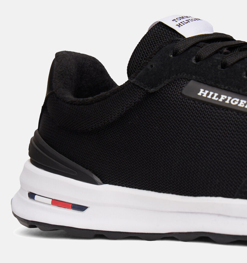 Tommy Hilfiger Nu Retro Runner Zwarte Veterschoenen voor heren (366167) - geschikt voor steunzolen