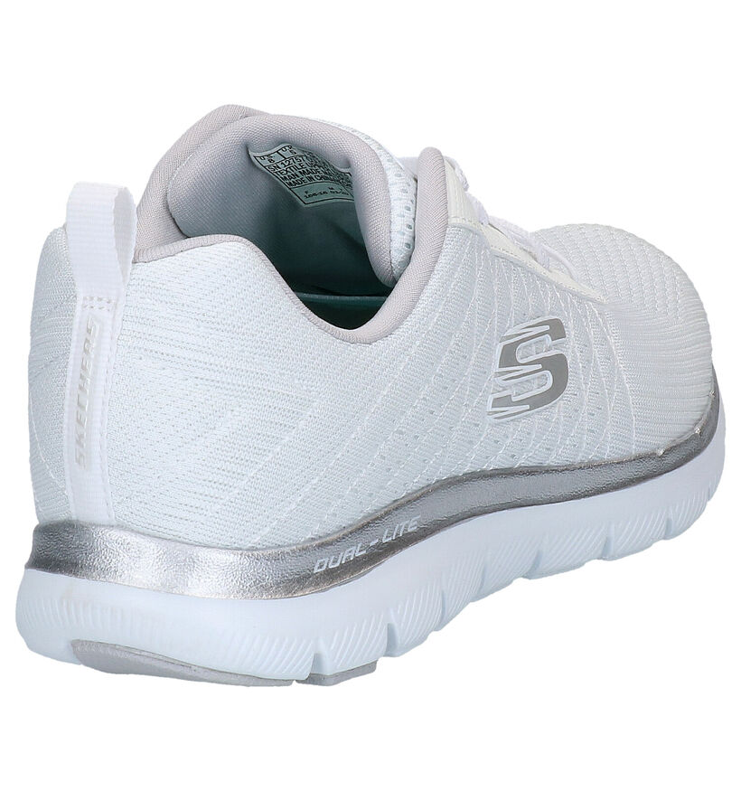 Skechers Flex Appeal 2.0 Baskets en Blanc en textile (272798)