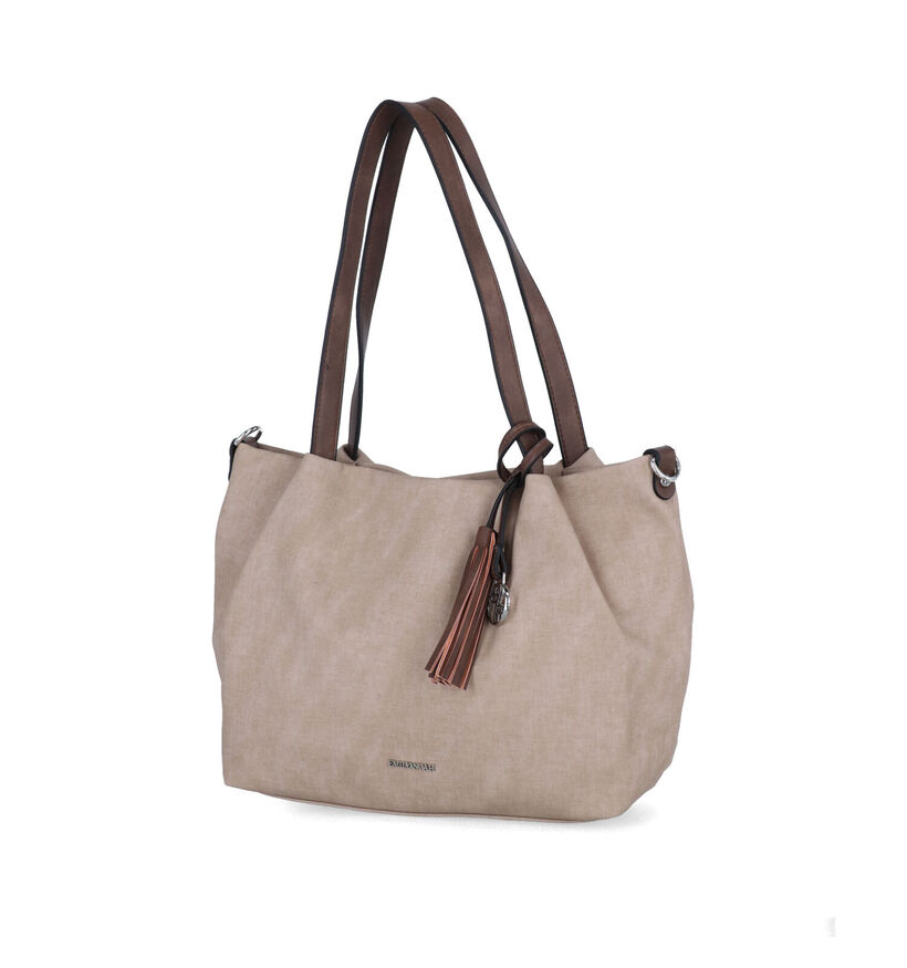 Emily & Noah Elke Blauwe Shopper Tas in kunstleer (314808)