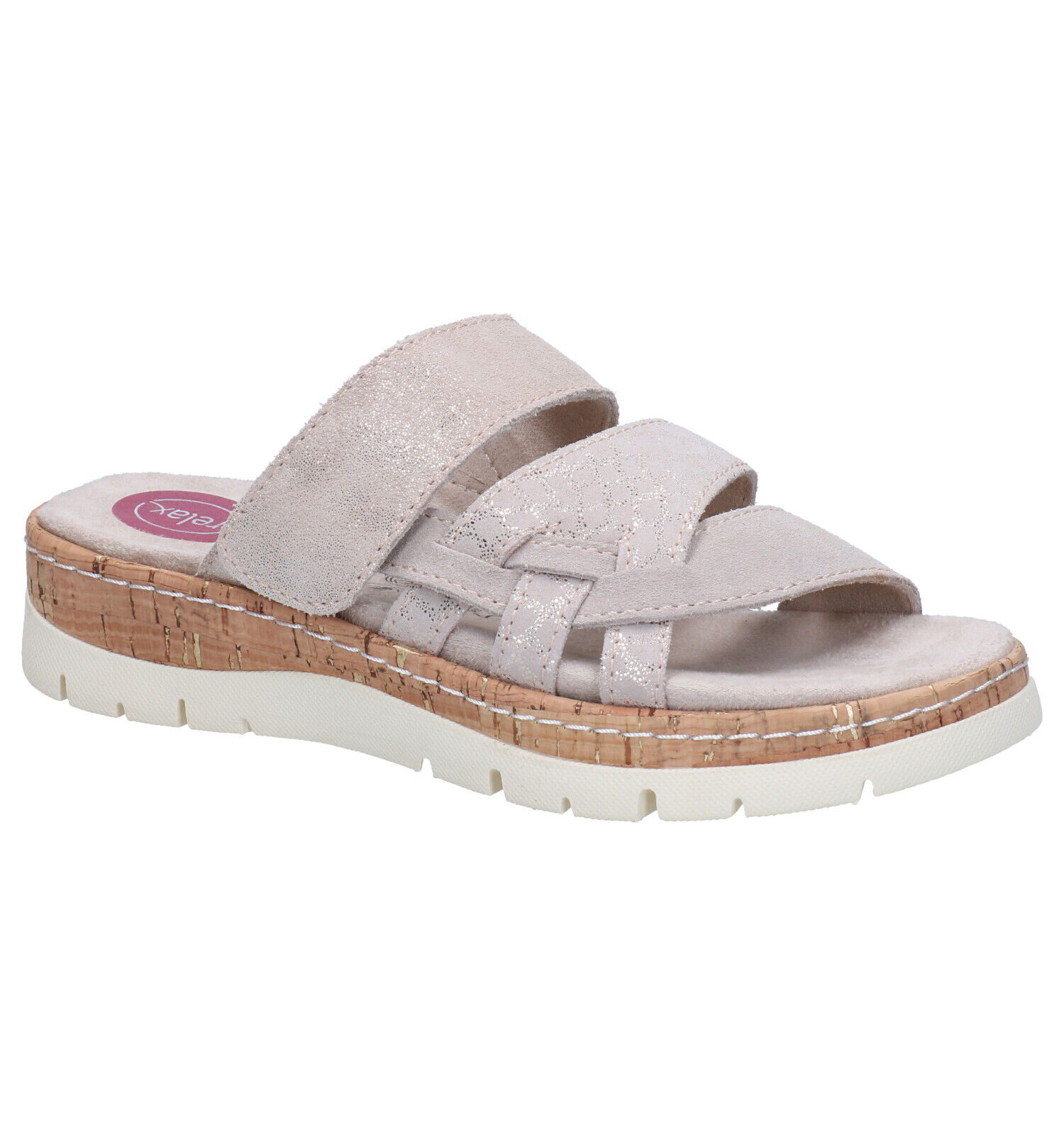 Jana Taupe Slippers Dames Slippers Online op TORFS.BE