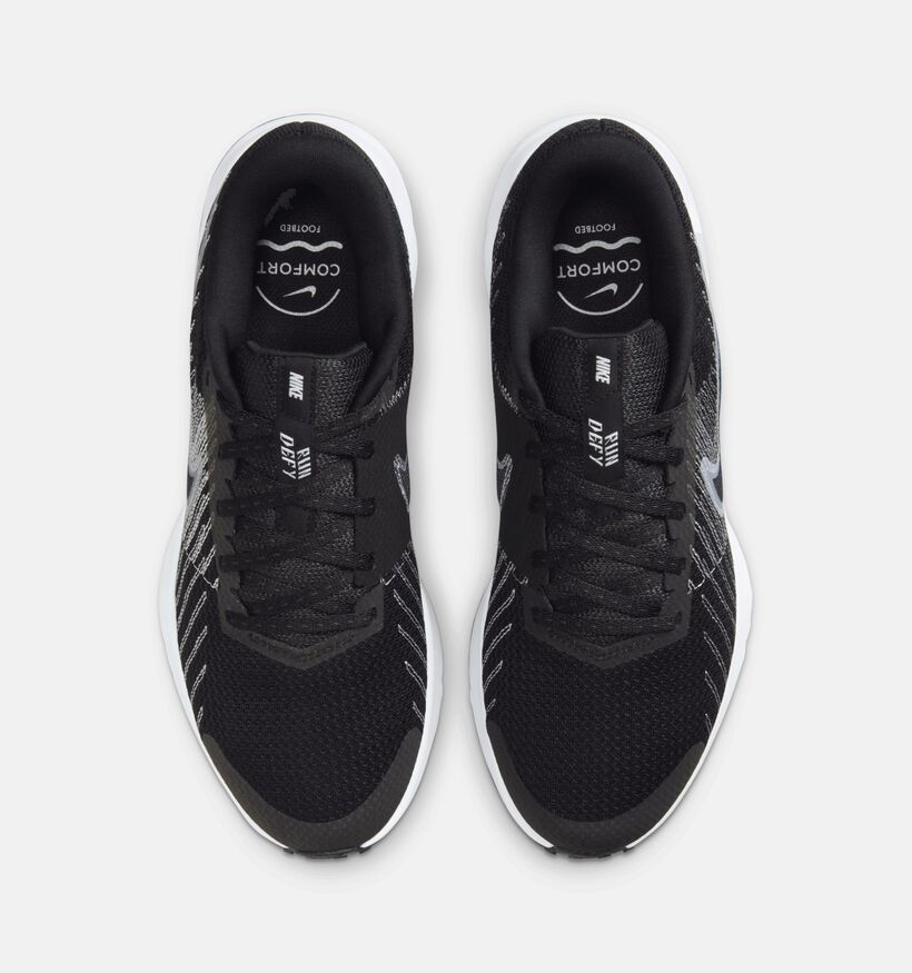Nike Run Defy Baskets en Noir pour femmes (355823)