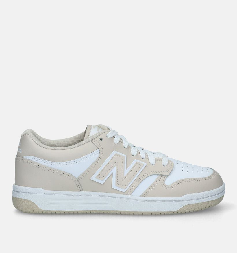 New Balance BB 480 Witte Sneakers voor dames (334616) - geschikt voor steunzolen