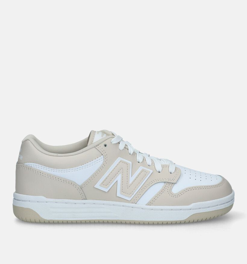 New Balance BB 480 Beige Sneakers voor dames (327401) - geschikt voor steunzolen