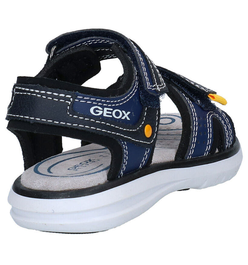 Geox Maratea Sandales en Bleu en simili cuir (302111)