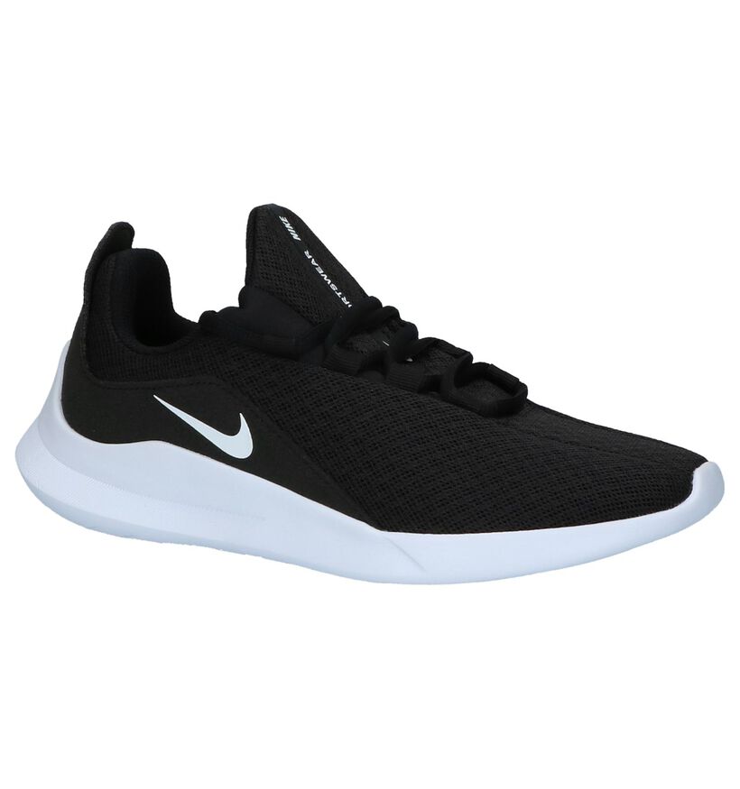 Zwarte Slip-on Sneakers Nike Viale in stof (250259)