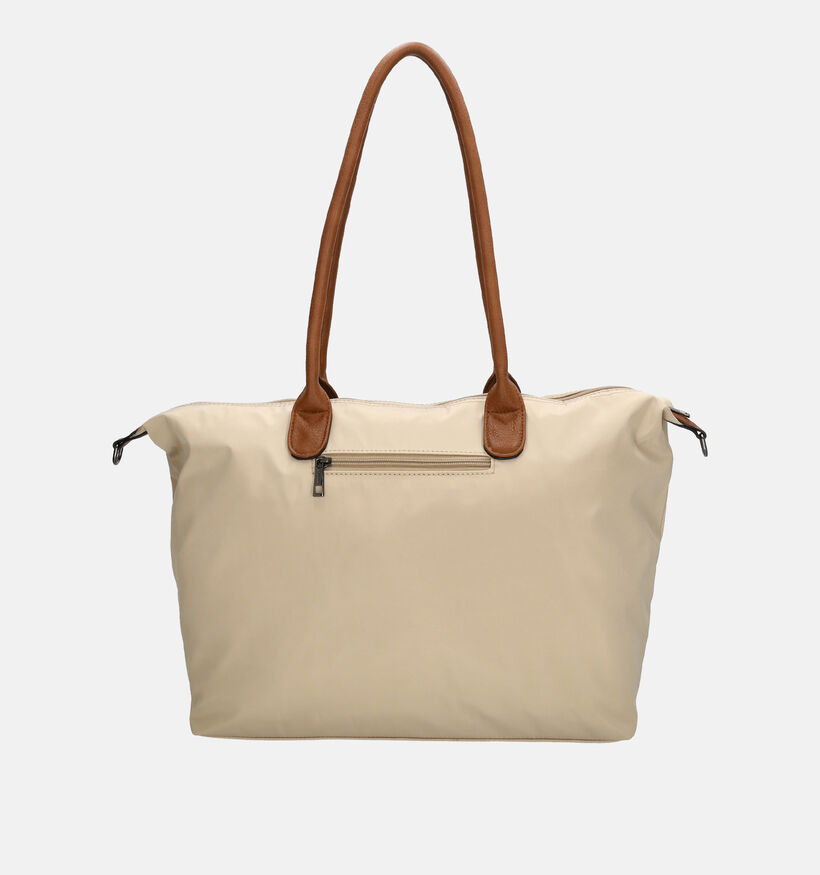 Charm London Lichtbeige/Cognac Shoppertas voor dames (374397)