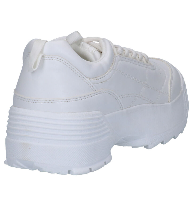 Youh! Witte Sneakers in kunstleer (263384)