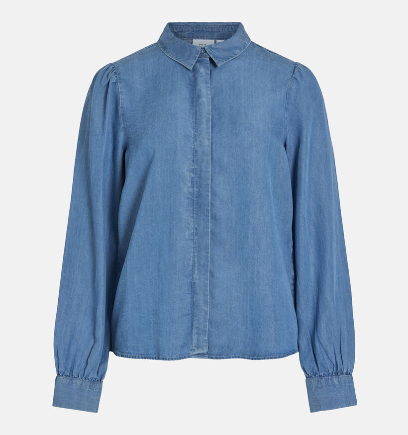 Vila Givani Chemise en jeans en Bleu pour femmes (351790)