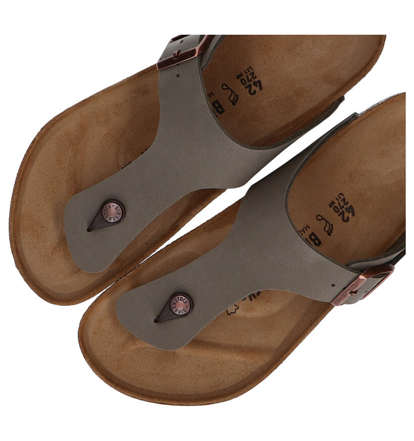 Birkenstock Ramses Zwarte Teenslippers voor heren (322799)