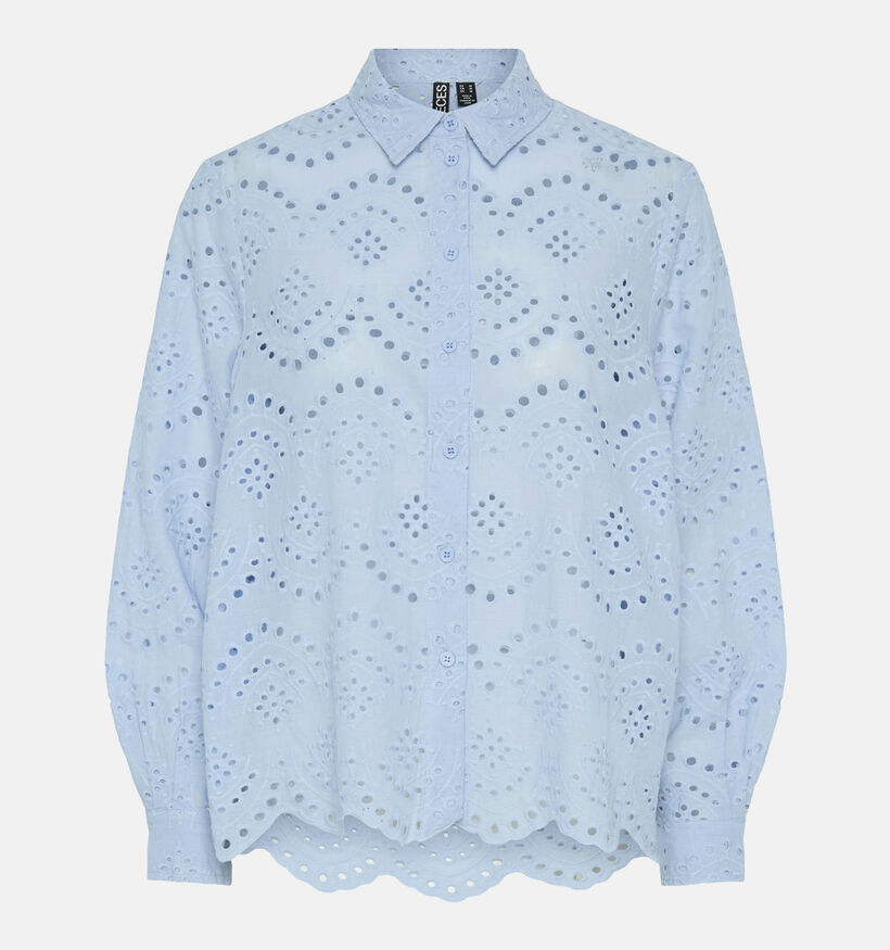 Pieces Vilde Blauw Hemd voor dames (351112)