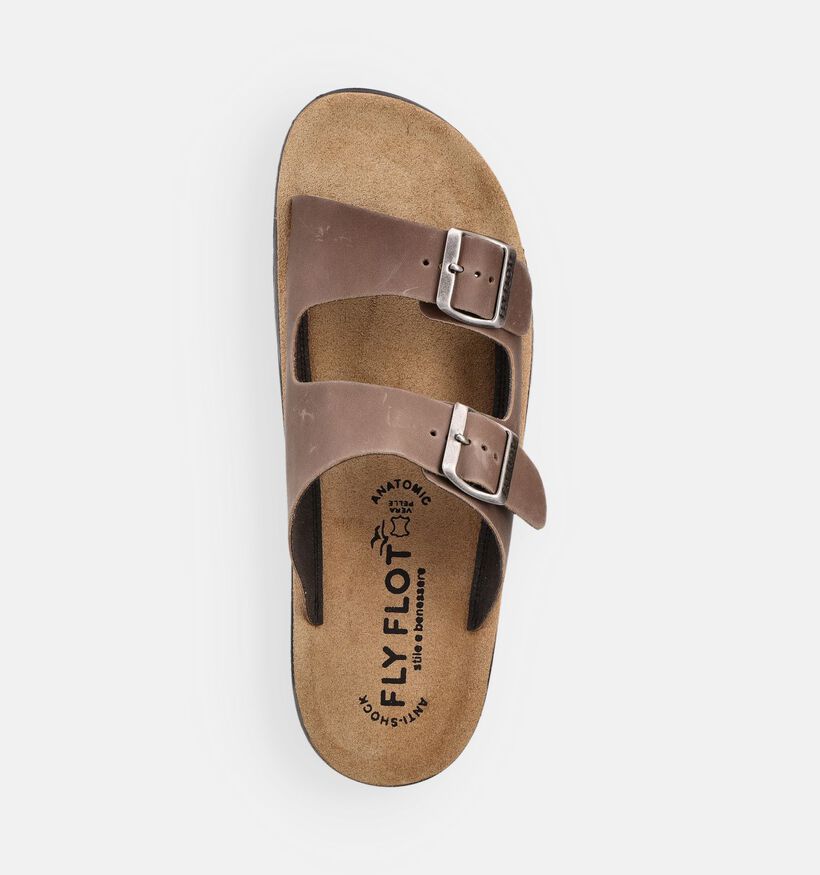 Fly Flot Taupe Slippers voor heren (374183)