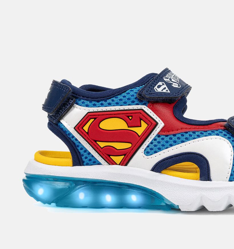 Geox Ciberdron Superman Sandales en Bleu pour gar&ccedil;ons (368870)