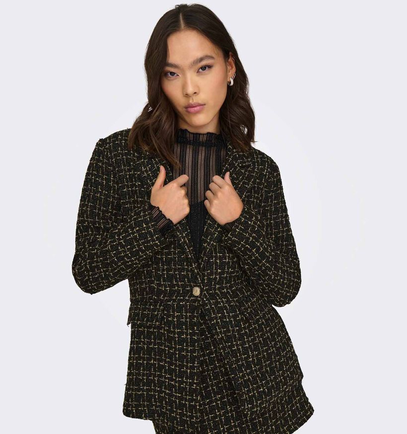 JDY Nancy Blazer en tweed en Noir pour femmes (332481)