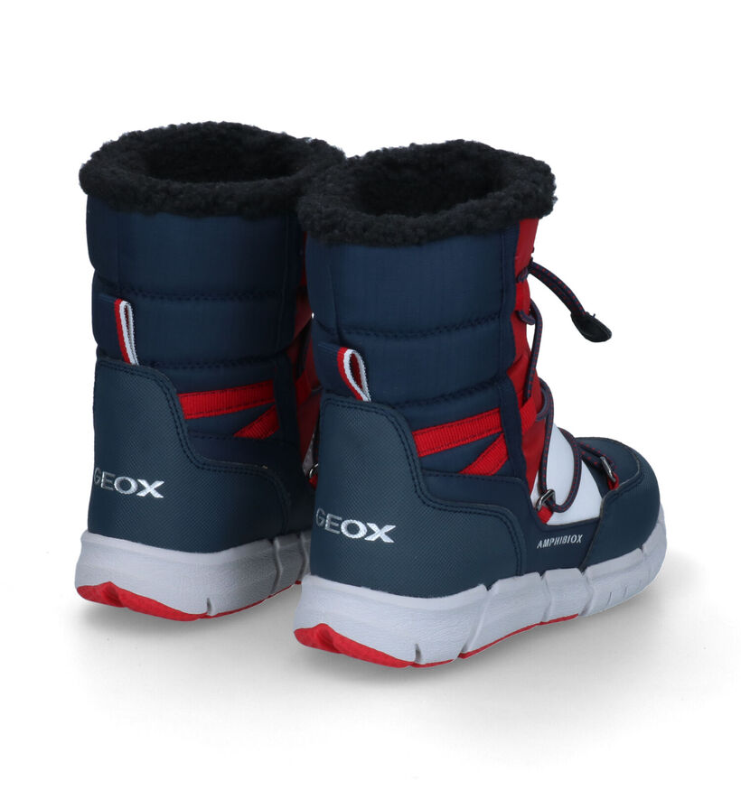 Geox Flexyper Bottes de neige en Bleu pour garçons (317607) - pour semelles orthopédiques