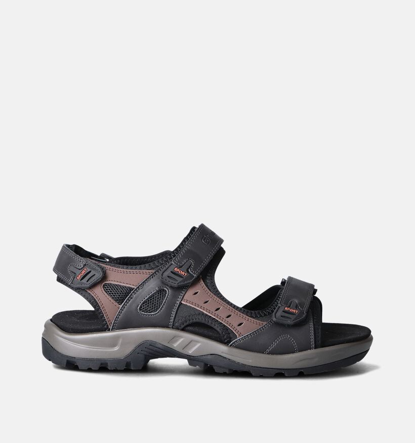 G-Comfort Zwarte Sandalen voor Steunzolen voor heren (356035) - geschikt voor steunzolen
