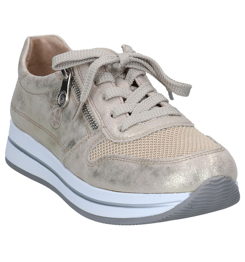 Rieker Baskets casual en Beige en textile (271868)