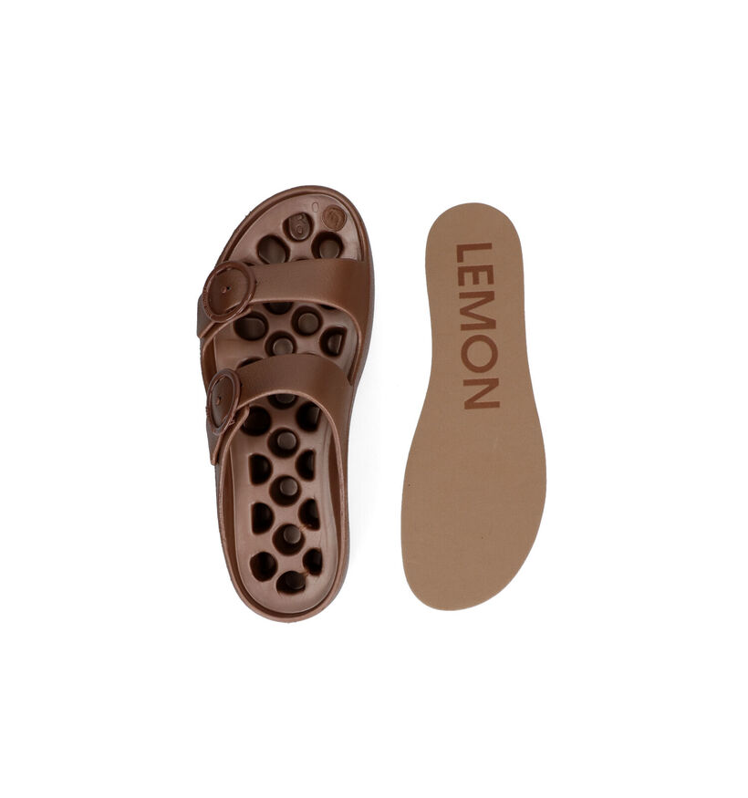 Lemon Jelly Gaia Claquette de piscine en Bronze pour femmes (310272) - pour semelles orthopédiques