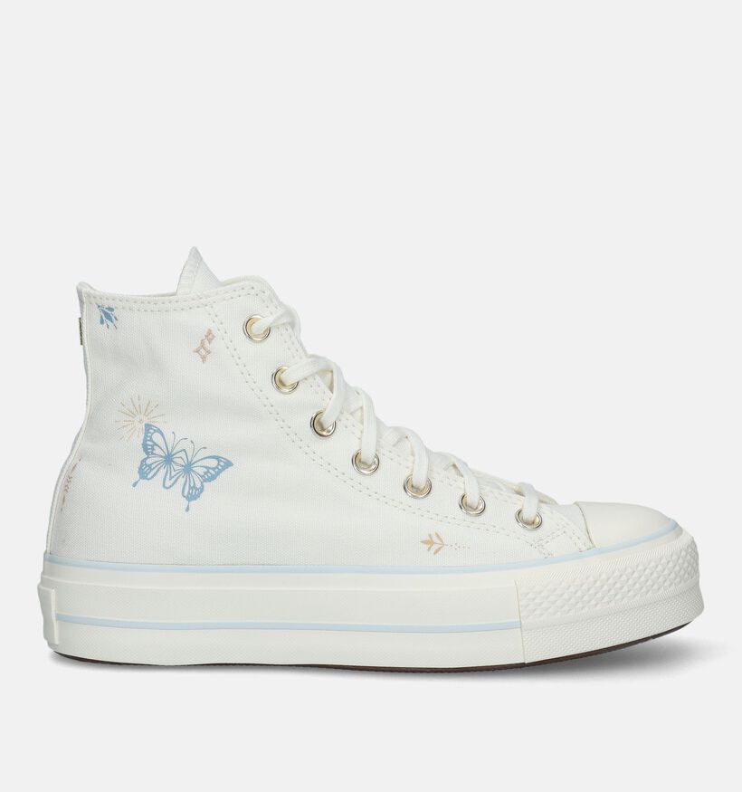 Converse Chuck Taylor All Star Lift Platform Witte Sneakers voor dames (327854)