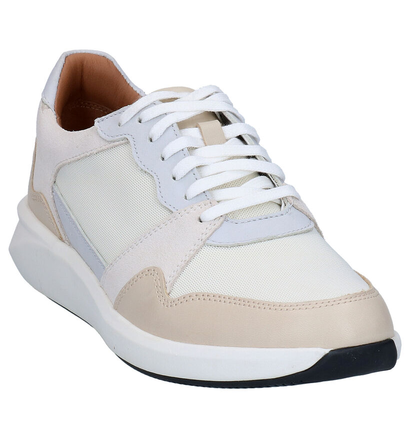 Clarks Ecru Sneakers in nubuck (275671)