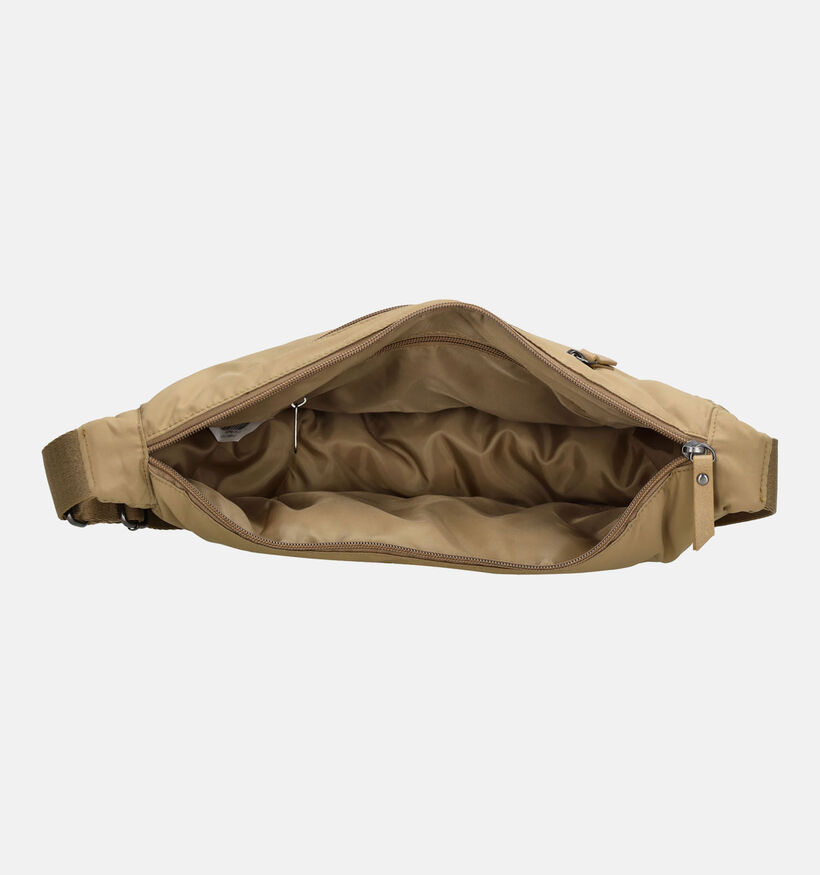 Beagles Sacs port&eacute; crois&eacute; en Taupe pour femmes (379987)