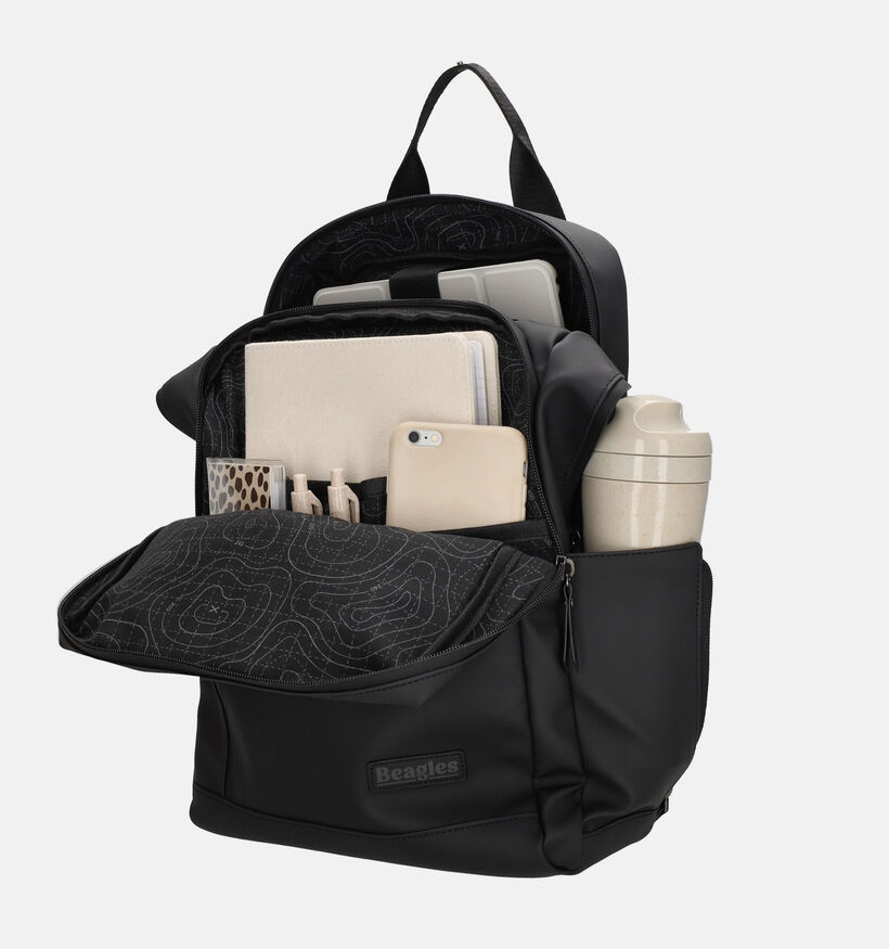 Beagles Sac &agrave; dos en Noir pour filles, gar&ccedil;ons (377057)