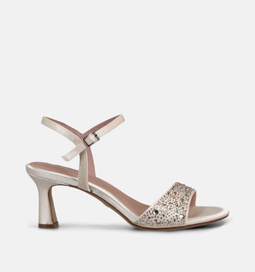 Tamaris Sandales &agrave; talons en Nacre pour femmes (371709)