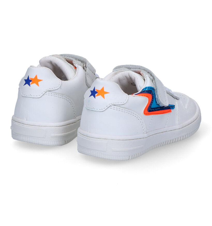 Little David Romeo 2 Chaussures à velcro en Blanc pour garçons (308251) - pour semelles orthopédiques