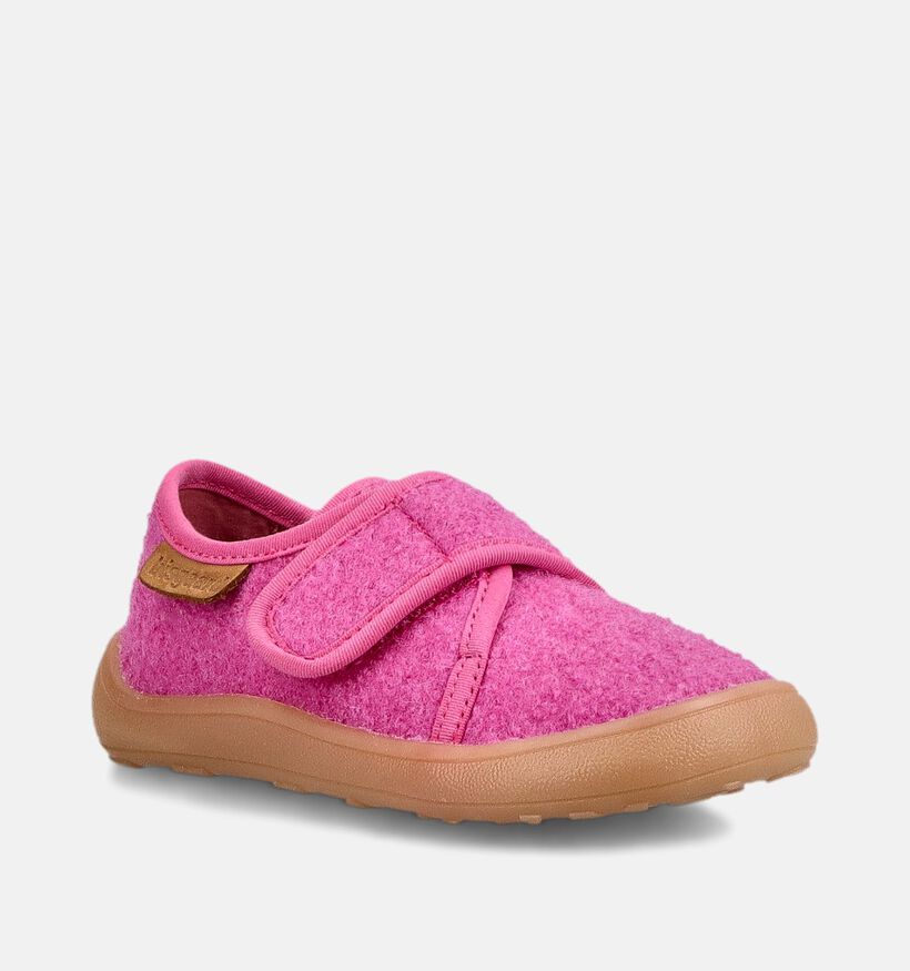 Bisgaard Pantoufles en Rose pour filles (381023) - pour semelles orthop&eacute;diques