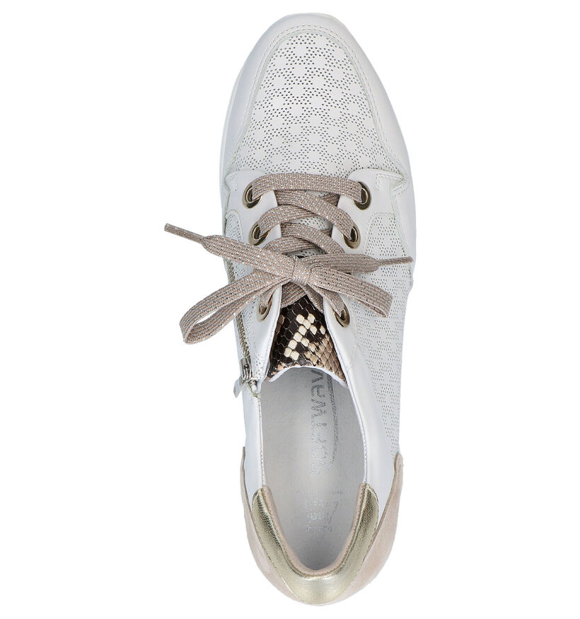 Softwaves Chaussures à lacets en Blanc en cuir (275379)