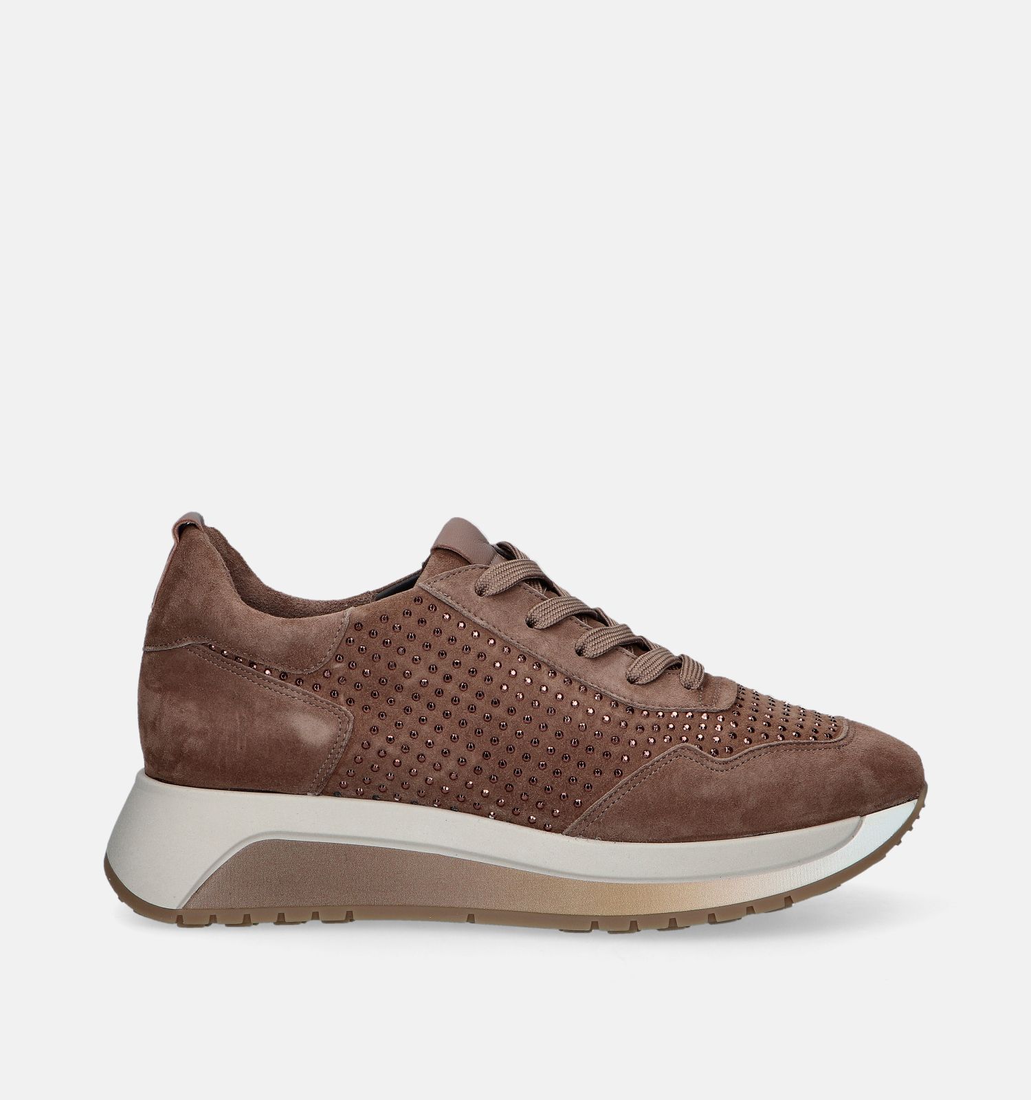 Softwaves Taupe Sneakers Dames Sneakers Online op TORFS.BE