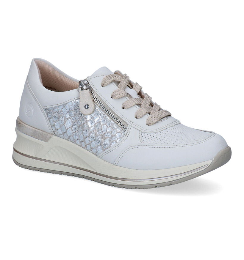 Remonte Baskets casual en Blanc en cuir (302808)