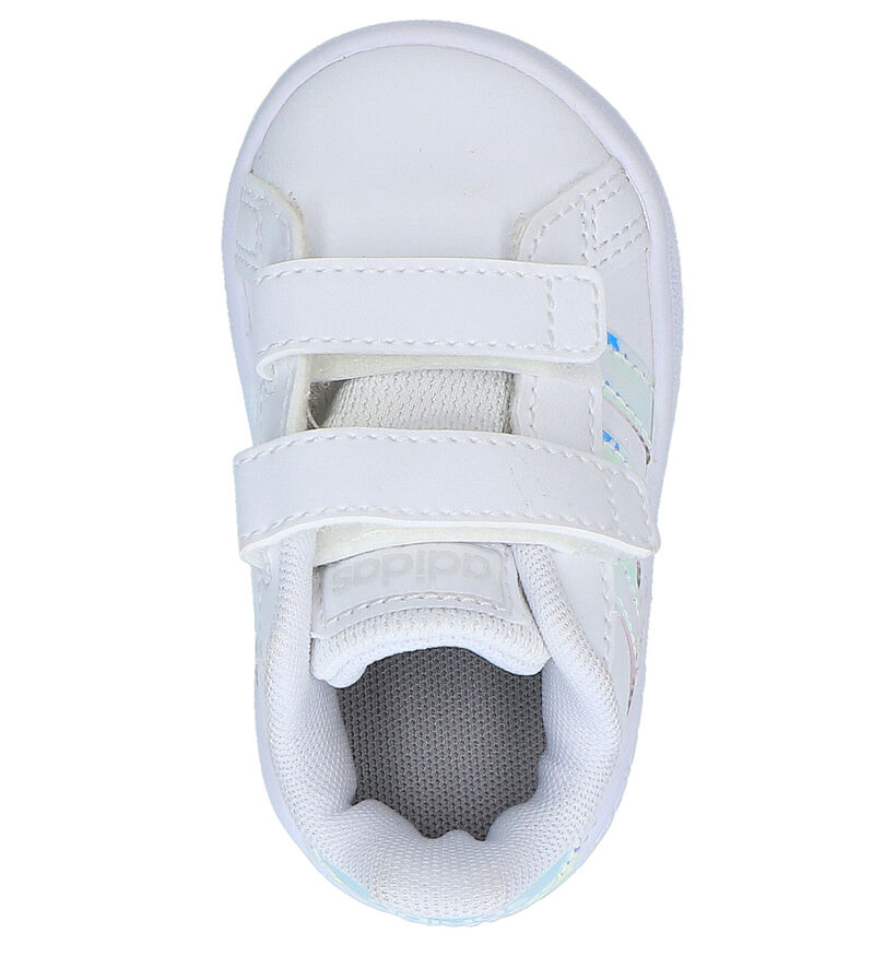 adidas Grand Court I Baskets en Blanc en simili cuir (311536)